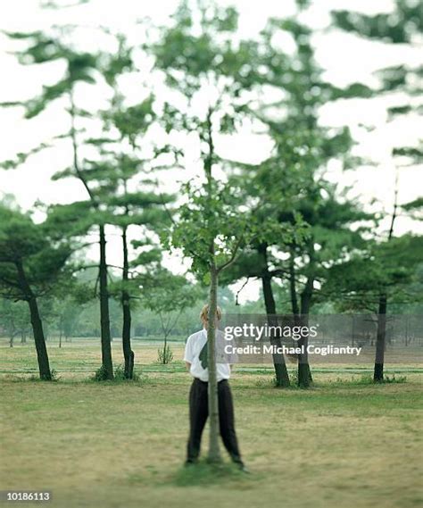 Man Hide Tree Photos And Premium High Res Pictures Getty Images