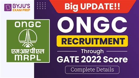 Ongc Mrpl Recruitment Ongc Mrpl Recruitment Through Gate