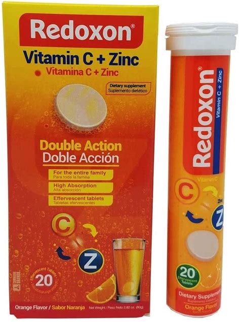 Redoxon Orange Flavored Vitamin C Effervescent Tablets 20 Each