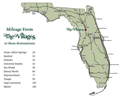 Cost Of Living In The Villages® - Map Of The Villages Florida ...