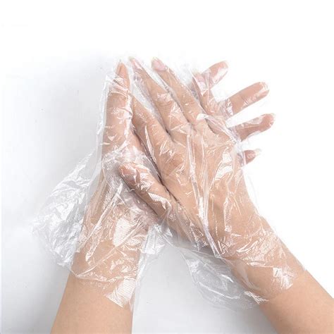 Pc Disposable Gloves Plastic Pe Gloves Restaurant Eco Friendly