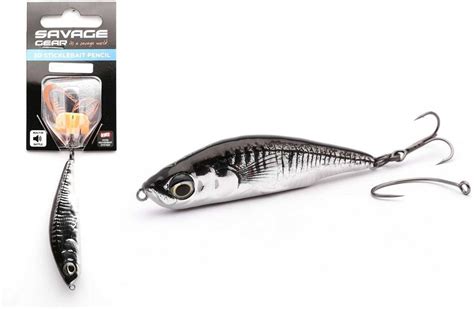 Savage Gear D Sticklebait Pencil Black Silver Cm G Ceny I