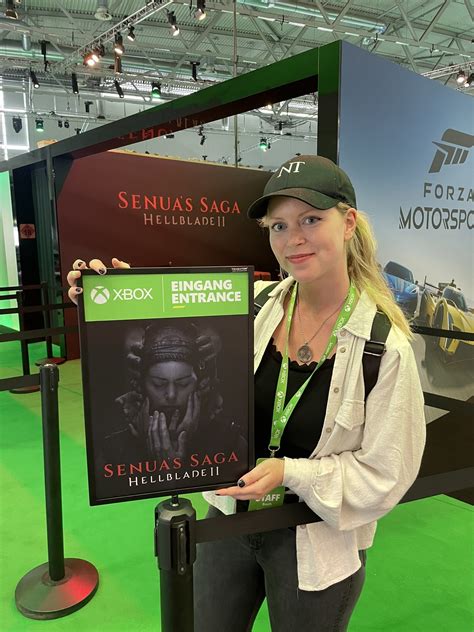 Get a signed Senua's Saga: Hellblade II poster at Gamescom