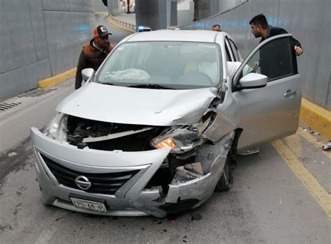 Conductor Se Impacta Contra Muro En Nudo Mixteco De Torre N