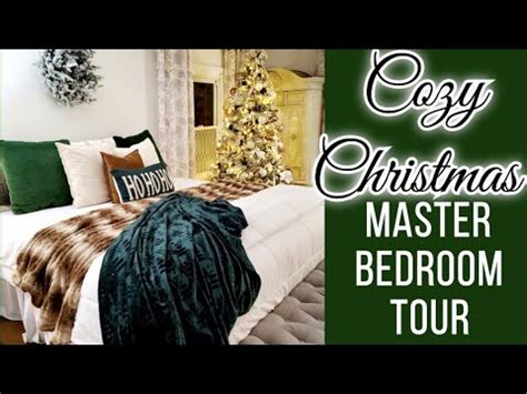 Cozy Christmas Master Bedroom Tour Christmas Bedroom Decorating Ideas