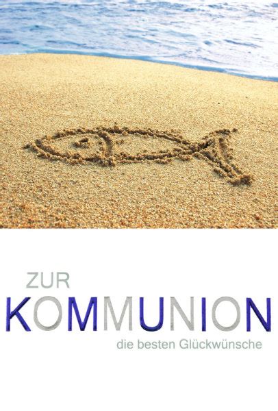 Kommunion Karte Mit Umschlag