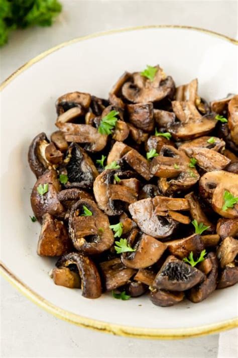 Air Fryer Mushrooms Recipe - The Cookie Rookie®