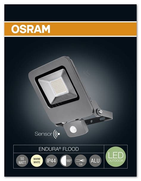 Osram Projecteur Led Ext Rieur Avec D Tecteur Endura Led W V