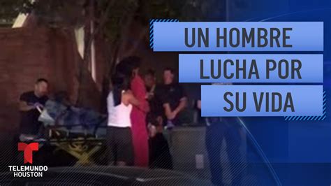 Se Debate Entre La Vida Y La Muerte Tras Ser Baleado En La Cara Telemundo Houston Youtube