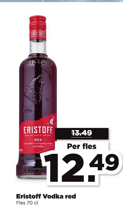 Eristoff Vodka Red Aanbieding Bij PLUS 1Folders Nl