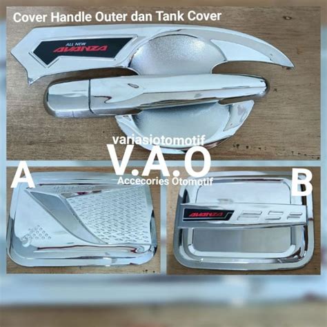 Cover Handle Outer Dan Tank Cover All New Avanza Chrome Elegant