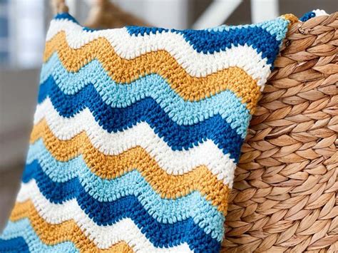 Ocean Waves Blanket Share A Pattern