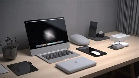 Fundo Configuração De Mesa Renderizada Em 3d Dispositivos Digitais