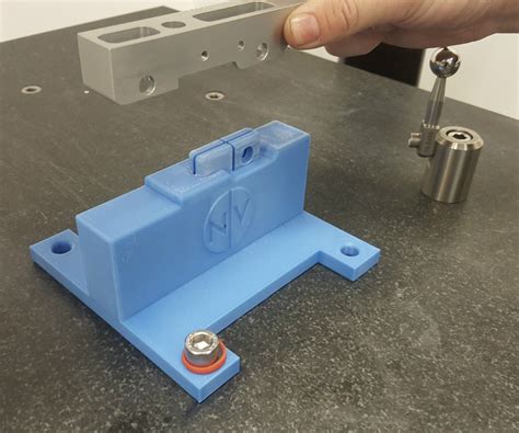 Cmm Inspection Aided By 3d Printed Fixtures Modern Machine Shop