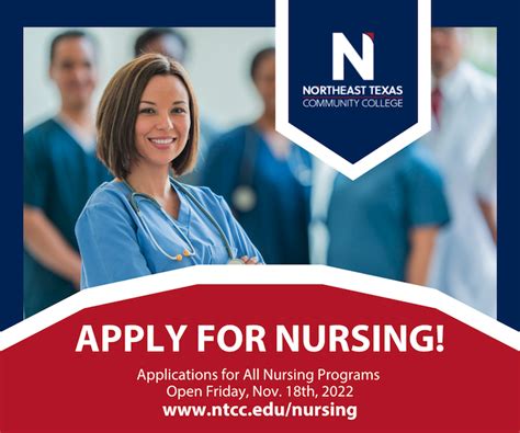 nursing applications open november  northeast texas community college