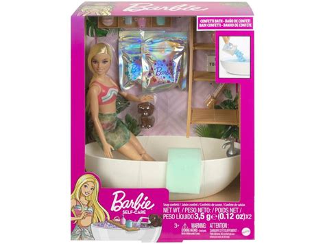 Barbie Wellness Blonde Puppe Mit Badewanne Mattel Hkt Juguetilandia
