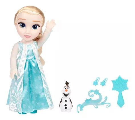 Mu Eca Frozen Elsa Disney Princesas Sonidos Y Accesorios Mercadolibre