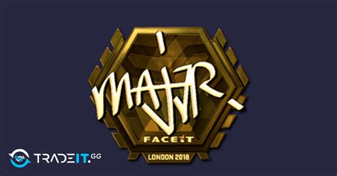 Sticker Maj R Gold London Tradeit