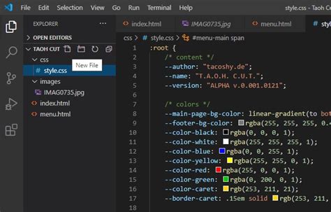 Css How To Create Another Html Page In Visual Studio Code Stack