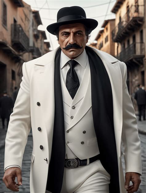 Premium Free Ai Images Portrait Of An Italian Mafioso From The In