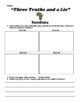 Sundiata Three Truths A Lie UDL Worksheet By Northeast Education