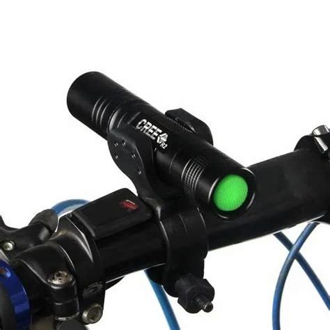 Bike Bicycle Plastic Flashlight Led Torch Clamp Holder Attachment With 360 Degree Rotation