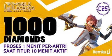 Beli Top Up 1000 Diamonds Mobile Legends Terlengkap Dan Termurah