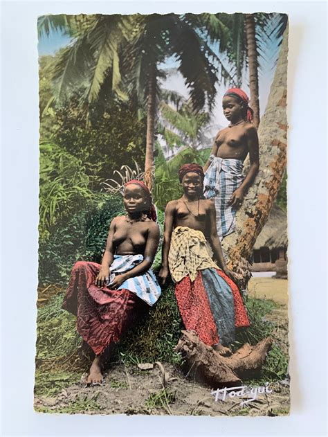 Photo Postcard Of African Tribal Women Etsy