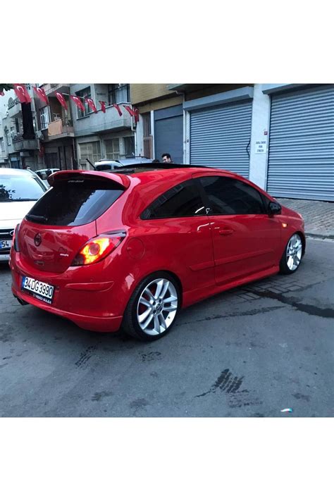 Genel Markalar Opel Corsa D 2 Kapı 2006 2014 Boyasız Fiber Spoiler