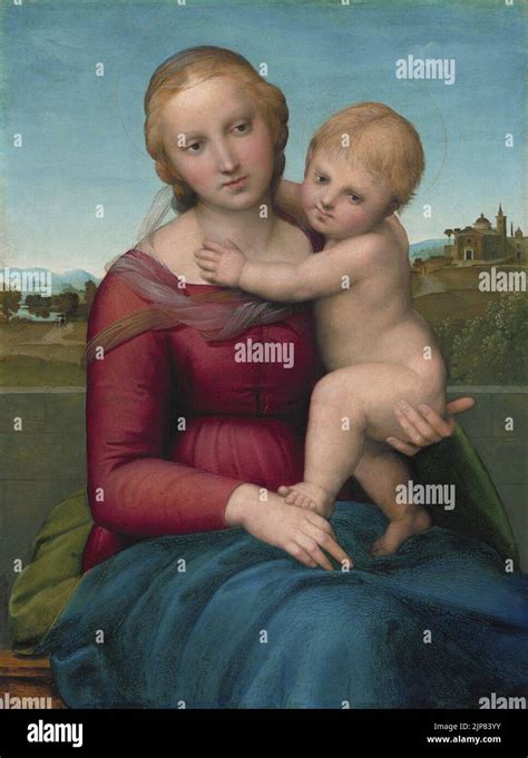 The Small Cowper Madonna By Raphael Stock Photo Alamy