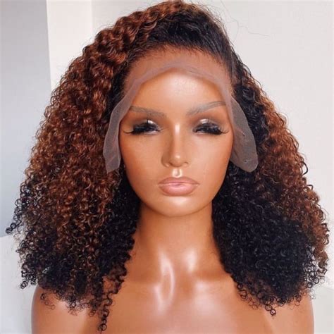 Magic Love Human Virgin Hair Bob Curly Pre Plucked Lace Front Wig And