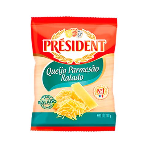 Queijo Parmesão Ralado 50g Président Carliatto