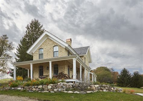 Cream City Brick Farm House Van Cleave Architecture Design Llc