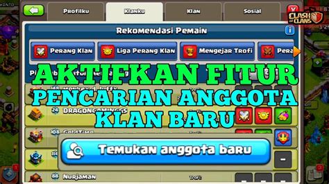 Solusi Cara Mencari Member Clan Coc Pakai Fitur Pencarian Anggota Di