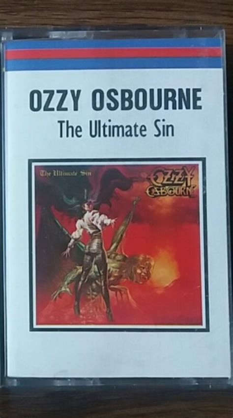 Ozzy Osbourne The Ultimate Sin Cassette Photo Metal Kingdom