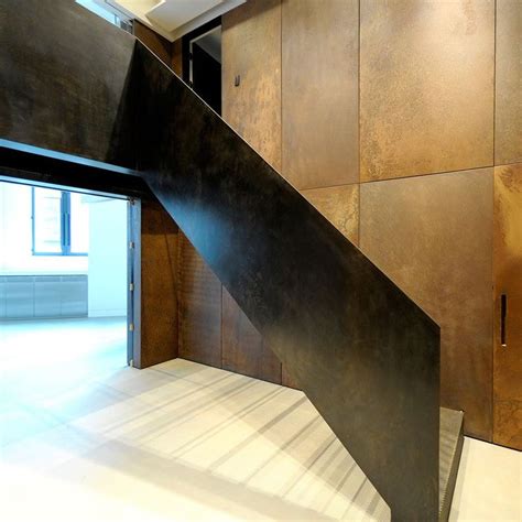 Inside Stair Modern House Residential Steel Stairs Floating Straight