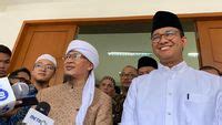 Anies Sambangi Aa Gym Saat Masa Tenang Dapat Ilmu Dan Hikmah