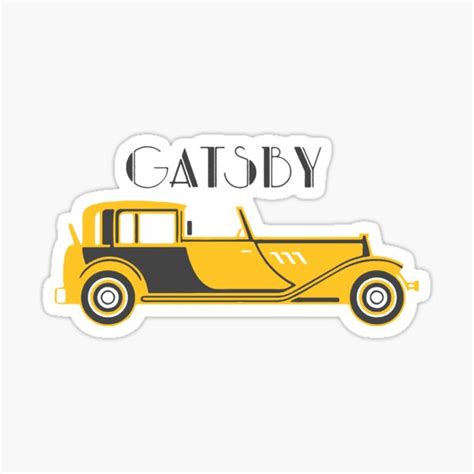 Gatsby Sticker For Sale By Hrose524 Redbubble