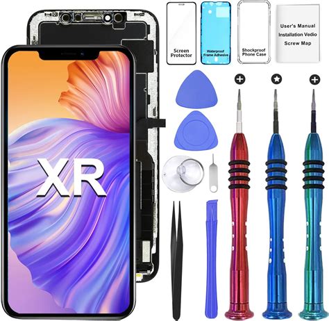 Mmobiel Kit De R Paration De Vitre Avant Compatible Avec Iphone Xr