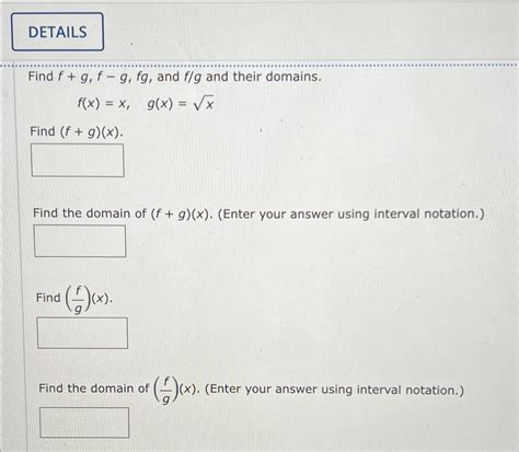 Solved Find Fgf Gfg ﻿and Fg ﻿and Their