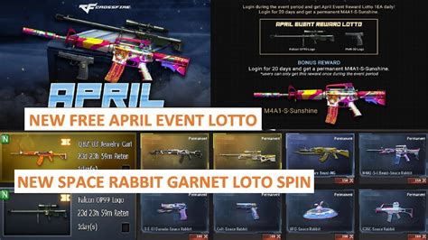 New Free April Event Lotto Space Rabbit Garnet Lotto Spin Cfph Youtube