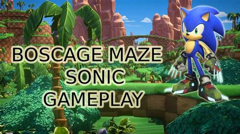 Sonic Forces Speed Battle Boscage Maze Sonic Gameplay Youtube