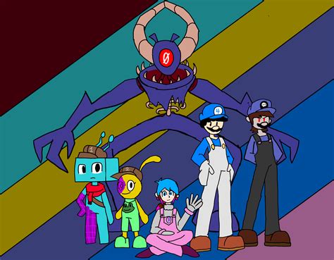 SMG(species) group shot ft Zero, SMG1, SMG2, SMG3, SMG4, and Minion : r ...