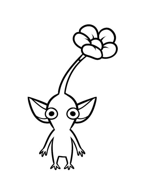 Glow Pikmin Coloring Pages