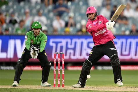 Big Bash James Vince Blasts Sydney Sixers To Win Over Melbourne Stars