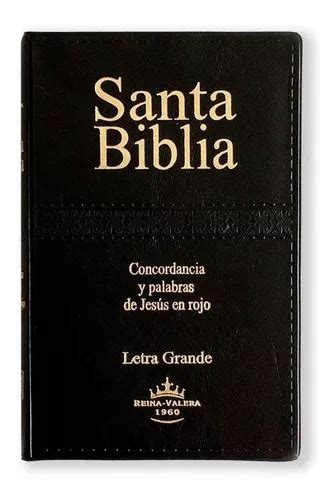 Biblia Reina Valera Letra Grande Concordancia Color Negro Cuotas Sin