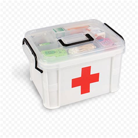 Plastic White First Aid Kit Emergency Medical Box Citypng