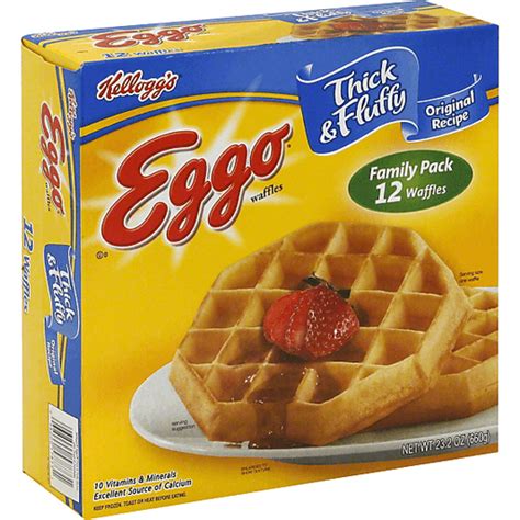 Kellogg S Eggo Waffles Thick Fluffy Original 23 2oz Shop Needler