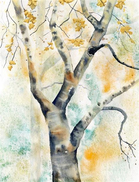 Late Summer Tree Colors Painting By Melly Terpening Fine Art America