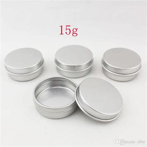 Pcs Screw On Lids Aluminium Jars Cream Jars With Screw Lid Cosmetic